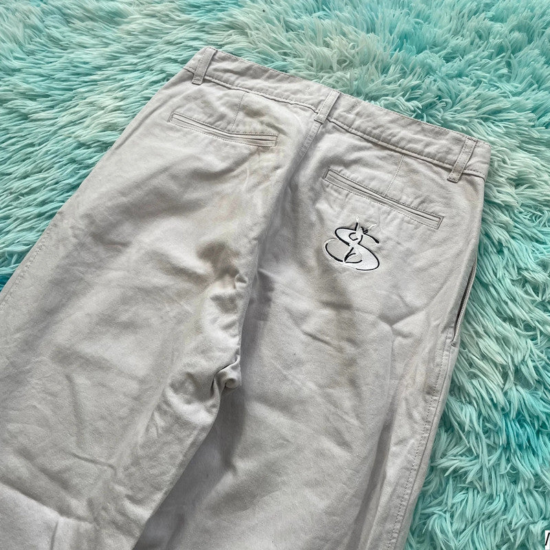 White Yardsale Skate Trousers - Small