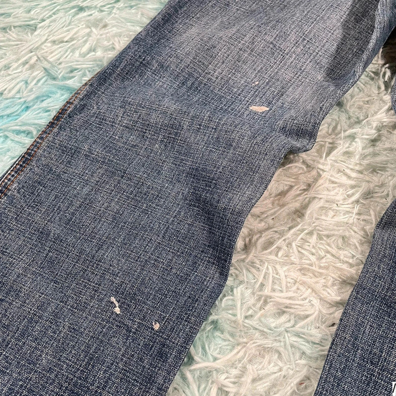 Vintage Y2K Distressed Jeans Striaght Slim Leg - W36 L32