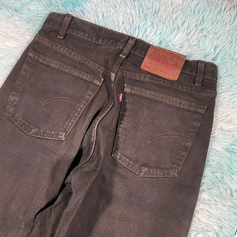 Vintage 90s Black Levi’s Jeans 555 Straight Leg - W32 L36