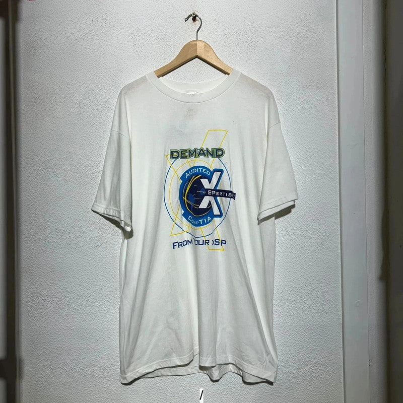 Vintage 90s White Graphic T Shirt - XL