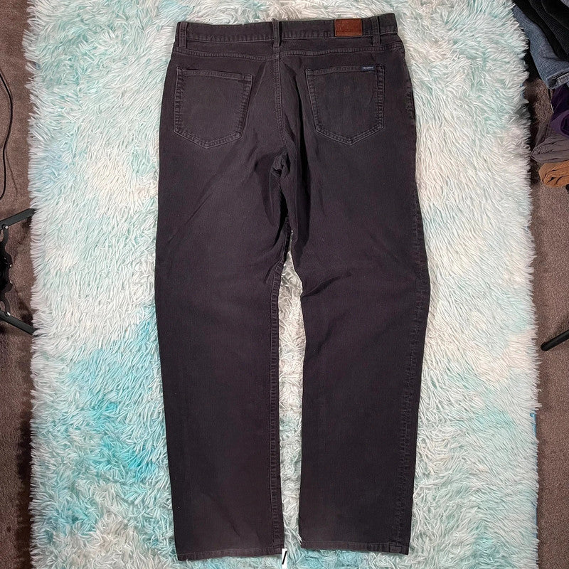 Black Hackett Corduroy Trousers - W38 L32