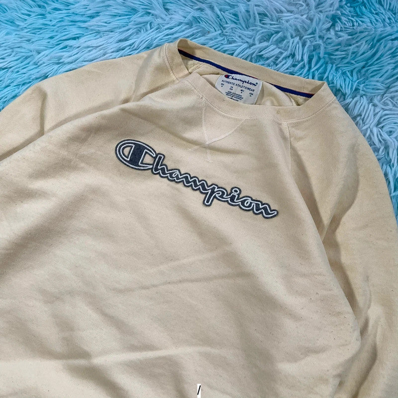 Yellow Champion Sweatshirt - Medium