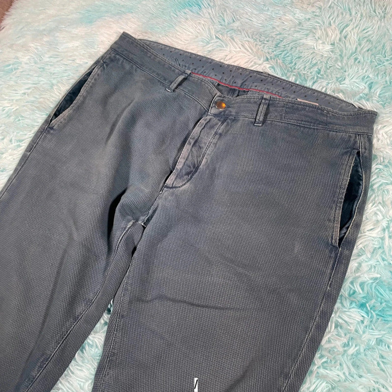 Blue Massimo Alba Trousers - 36W 54