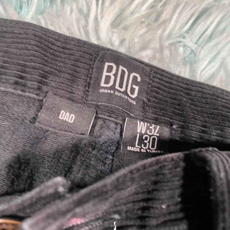 Black BDG Jeans Corduroy Trousers - 32W