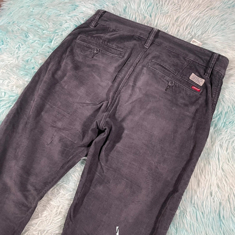 Grey Levi’s Corduroy Trousers - 30W 34L
