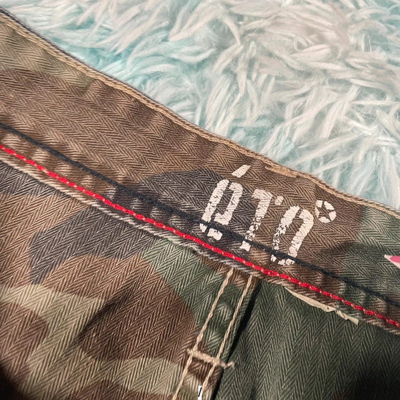Vintage Y2K Eto Jeans Army Camo Pattern - 34W 32L