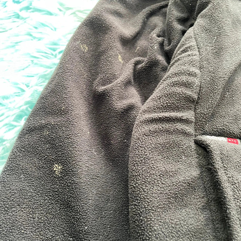Vintage Black Schott NYC Sherpa Fleece - XL
