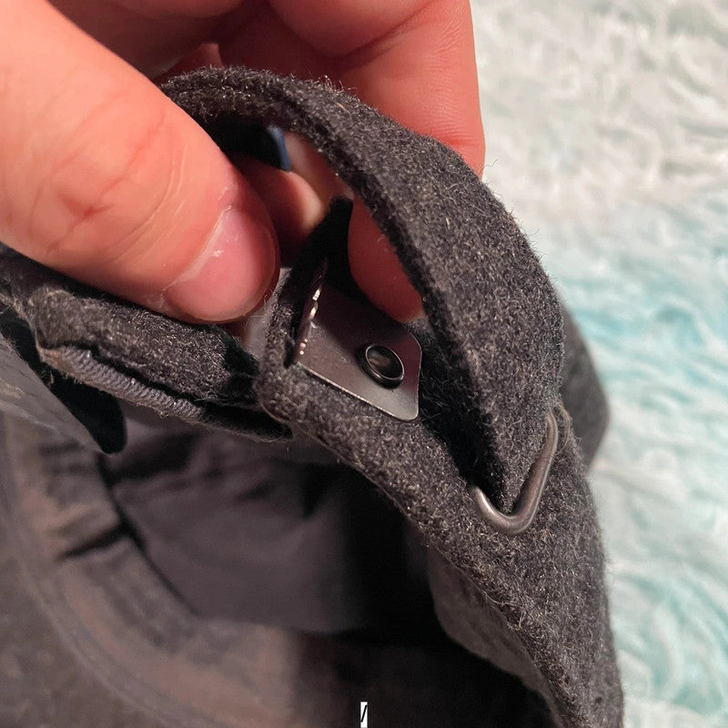 Vintage Grey Armani Jeans Wool Cap