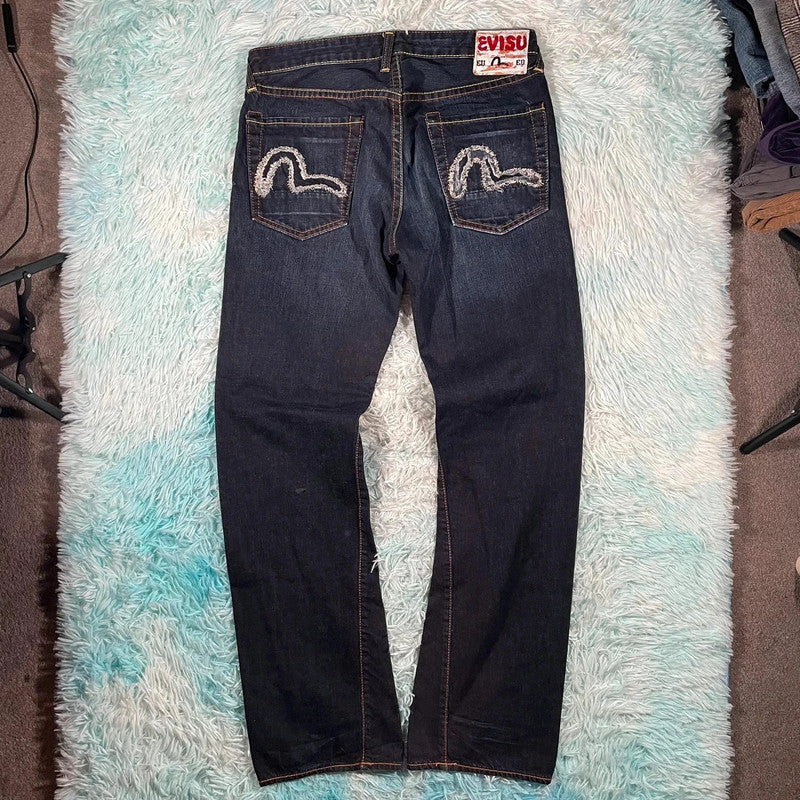 Vintage Evisu Jeans Straight Leg - W32 L36