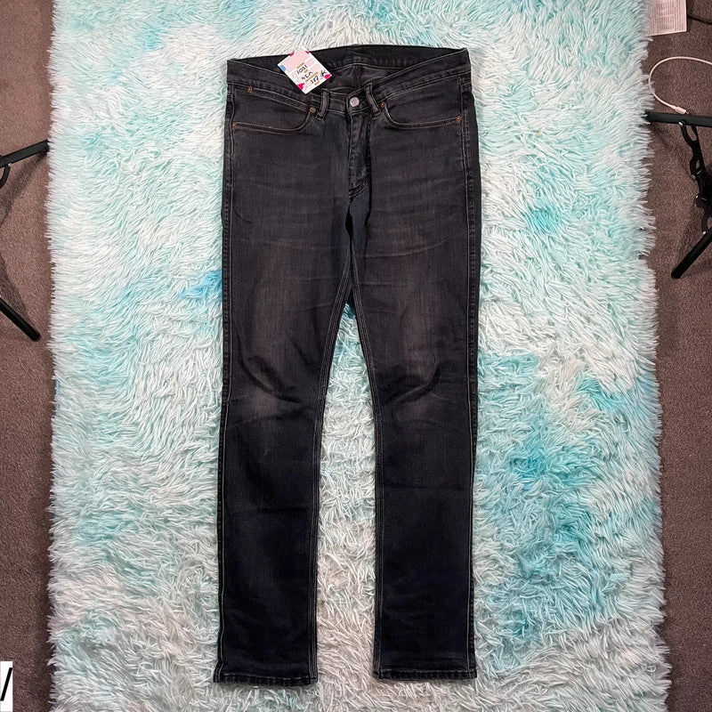 Dark Navy Acne Studios Slim Jeans - 34W 32L