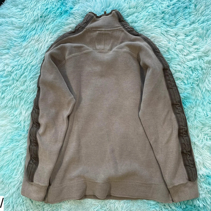 Vintage Grey FatFace 1/4 Sweatshirt Heavyweight - Medium