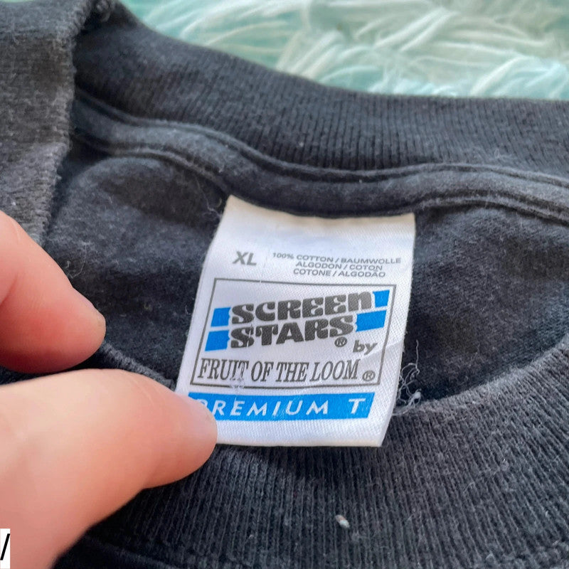 Vintage 1999 Black Jan Akkerman T Shirt - XL