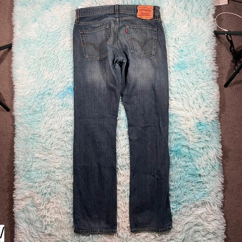 Blue Levi’s Jeans 514 Slim Straight Leg - 32W 34L