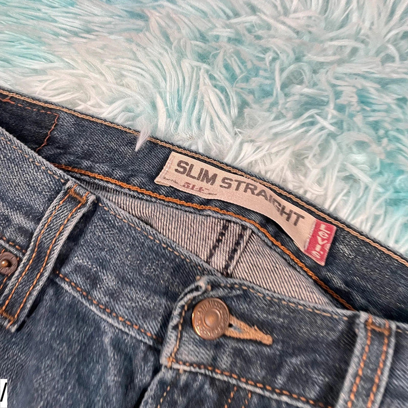Blue Levi’s Jeans 514 Slim Straight Leg - 32W 34L