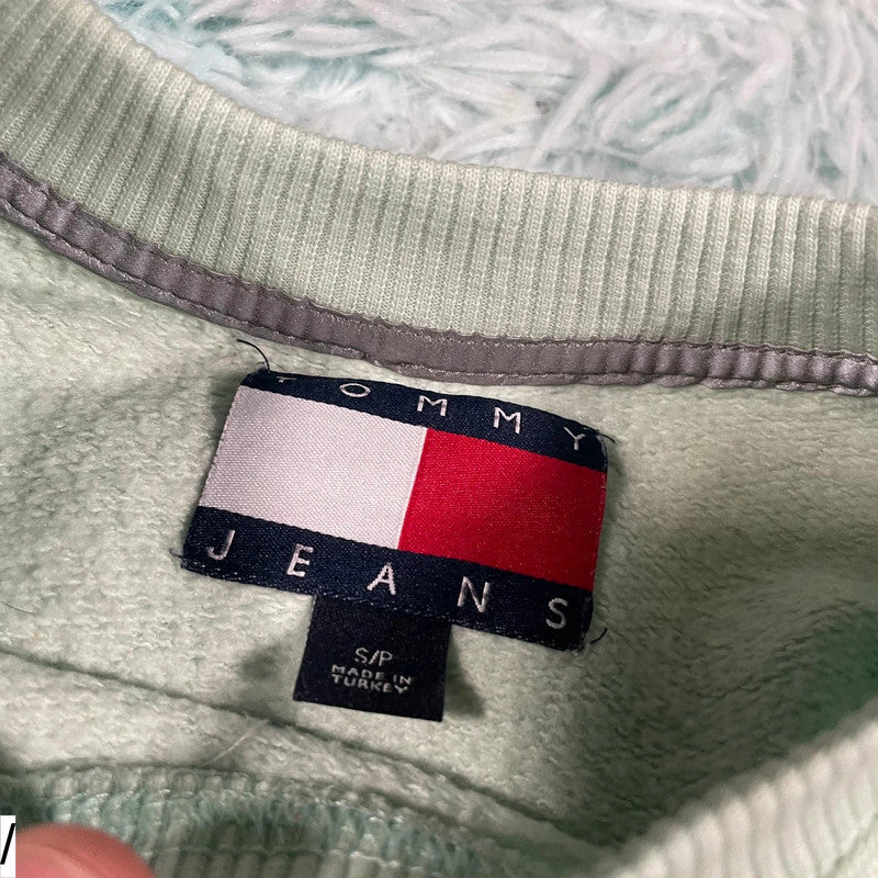 Mint Green Tommy Jeans Sweatshirt - Small