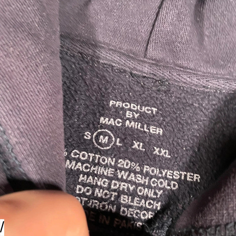 Navy Mac Miller Swimming Hoodie - Medium