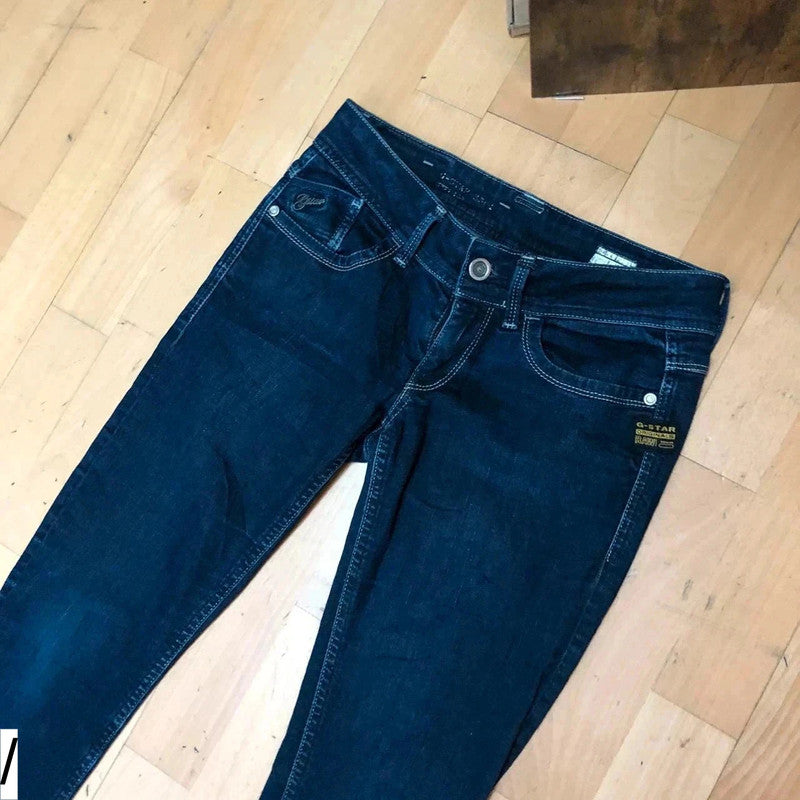 Navy G-Star Raw Skinny Slim Jeans - 29W 32L