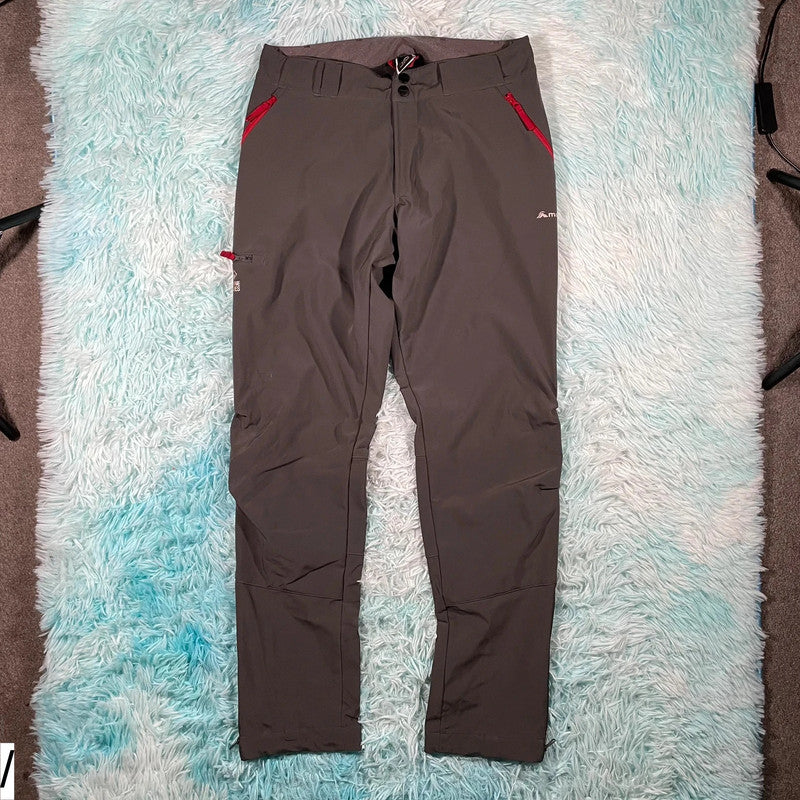 Grey Macpac Waterproof Hiking Trousers - Size 10