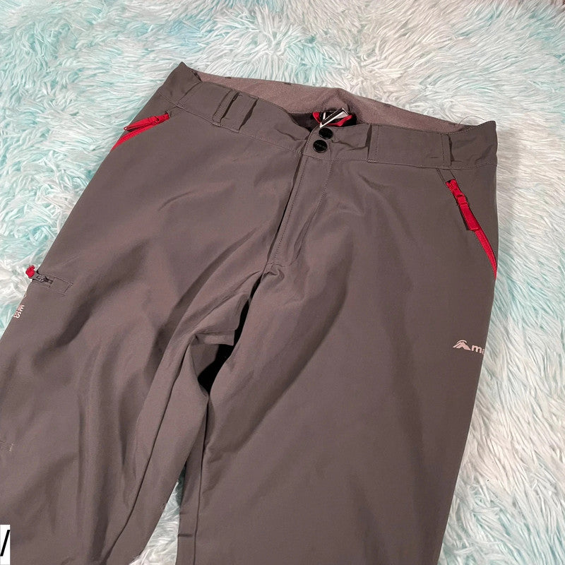 Grey Macpac Waterproof Hiking Trousers - Size 10