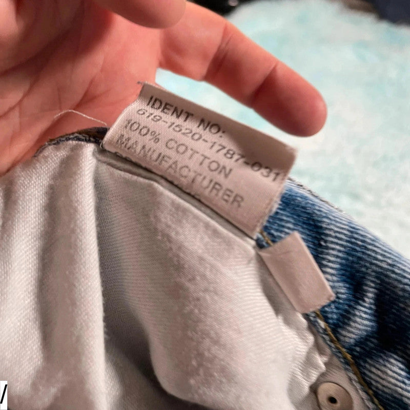 Vintage 90s Lightwash Jeans Tapered - 32W