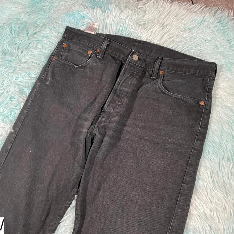 Vintage Black Levi’s 501 Jeans Straight Leg - 34W 34L