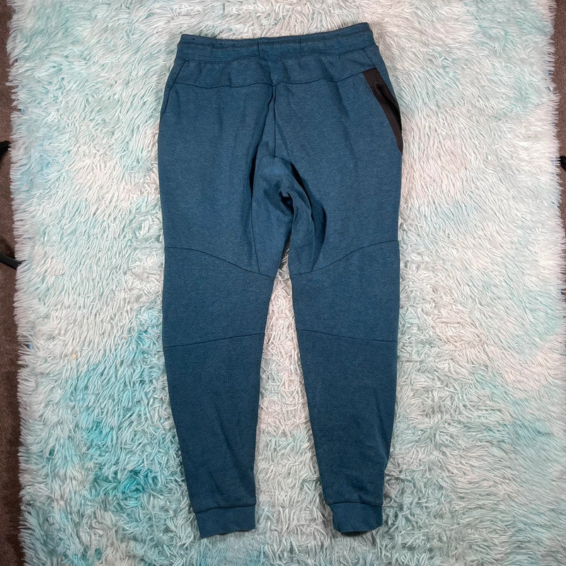 Blue Nike Tech Fleece Joggers - Small