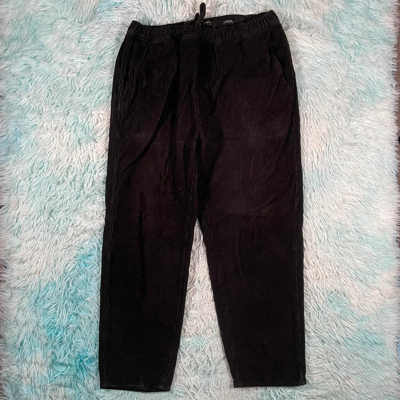 Black iets frans Corduroy Trousers - 30W 32L