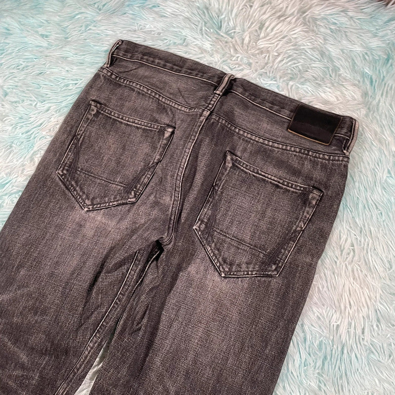 Black AllSaints Jeans Straight Leg - W36 L34