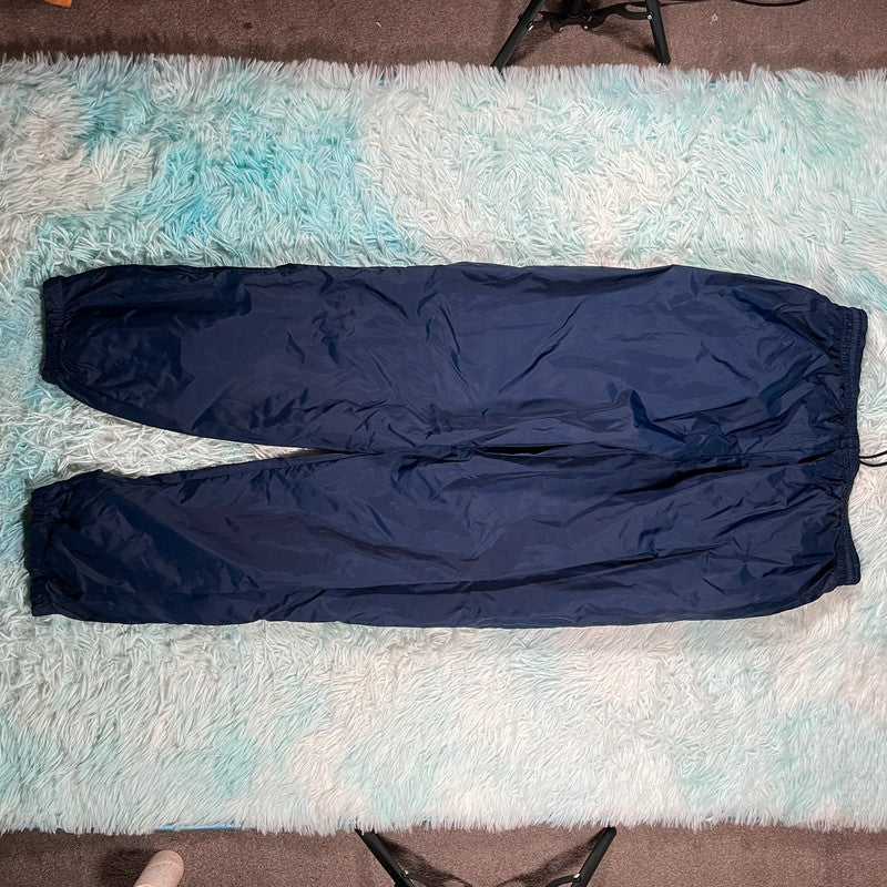 Vintage 90s Navy Nike Tracksuit Bottoms Shell Pants - Large
