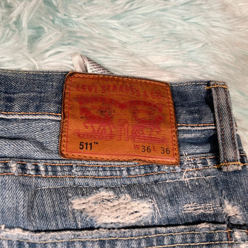 Blue Levi’s 511 Jeans Slim Fit - W36 L36