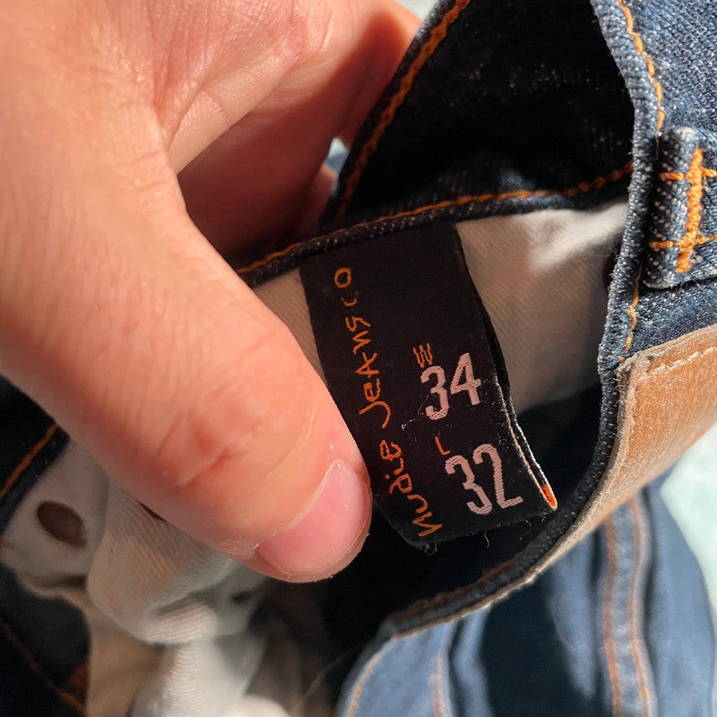 Blue Nudie Jeans Slim Fit - 34W L32