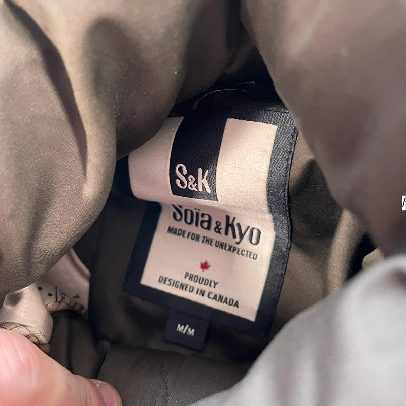 Brown Soia & Kyo Puffer Jacket - Medium