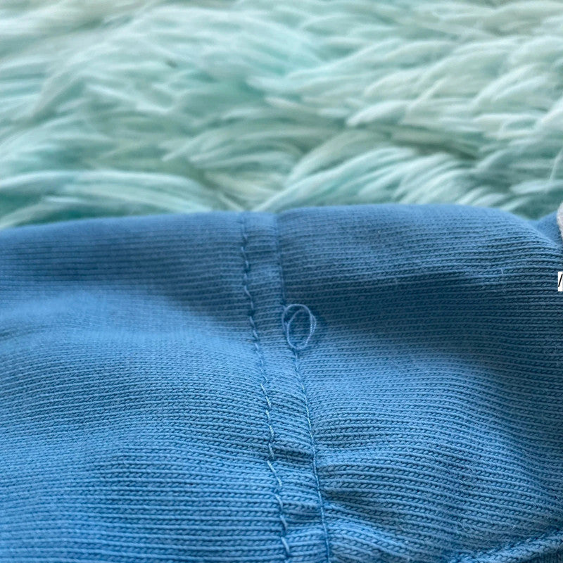 Vintage 90s Blue Polo Ralph Lauren Rugby Shirt - Large