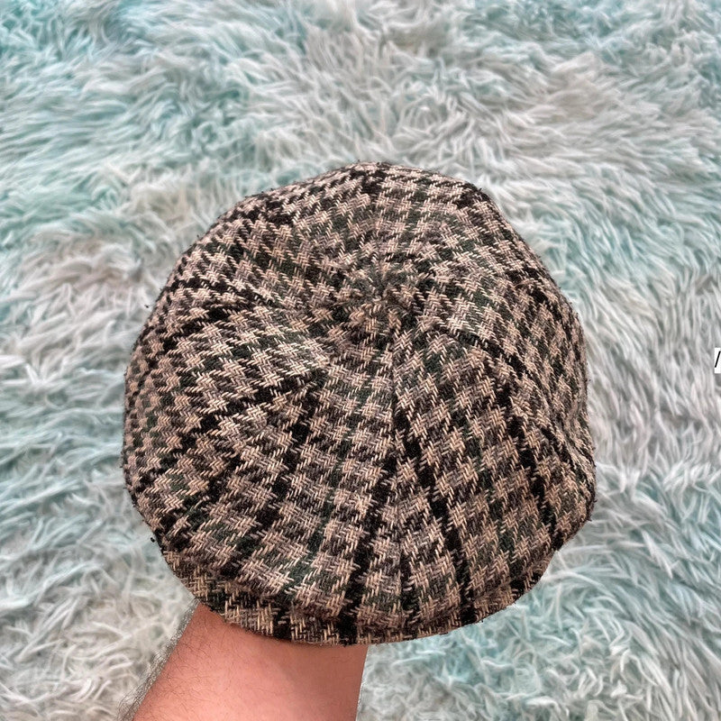 Vintage 90s Donegal Tweed Farmer Flatcap