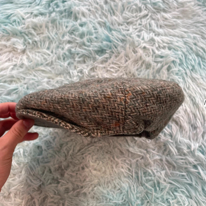 Vintage 90s Donegal Tweed Farmer Flatcap
