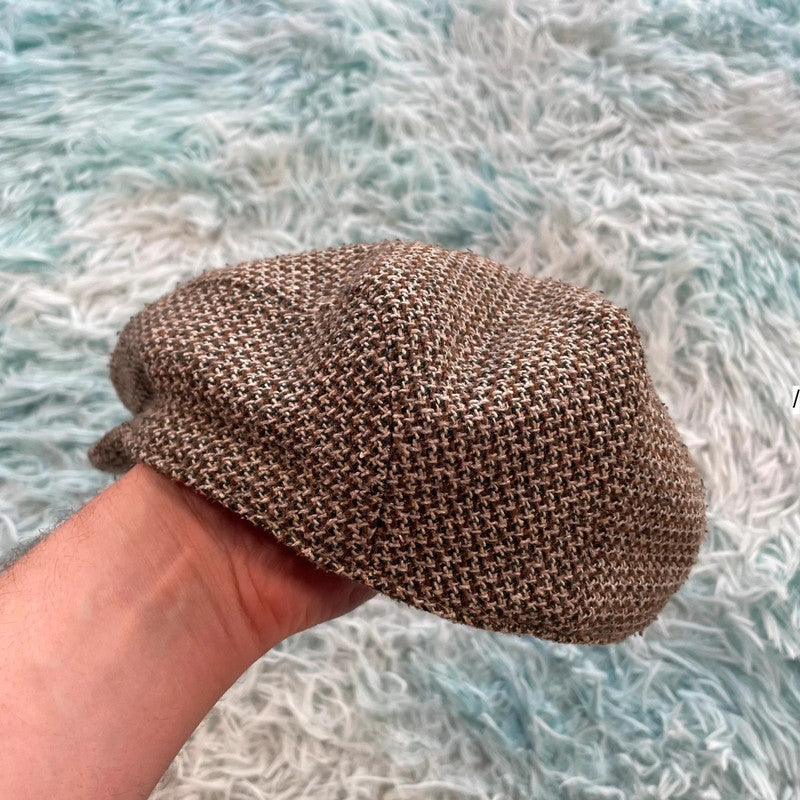 Vintage 90s Brown Farmer Flatcap