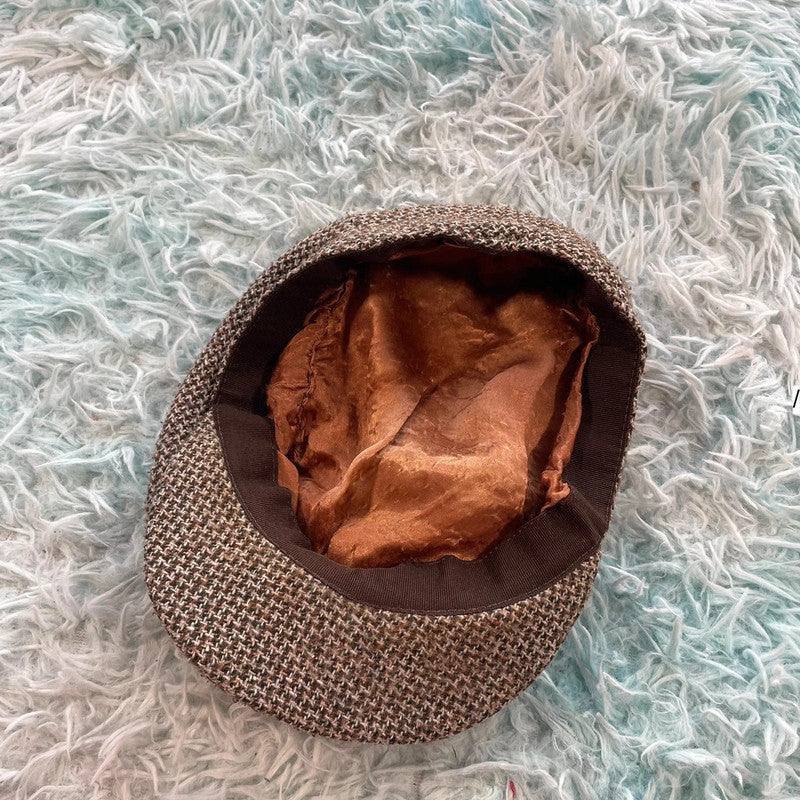 Vintage 90s Brown Farmer Flatcap