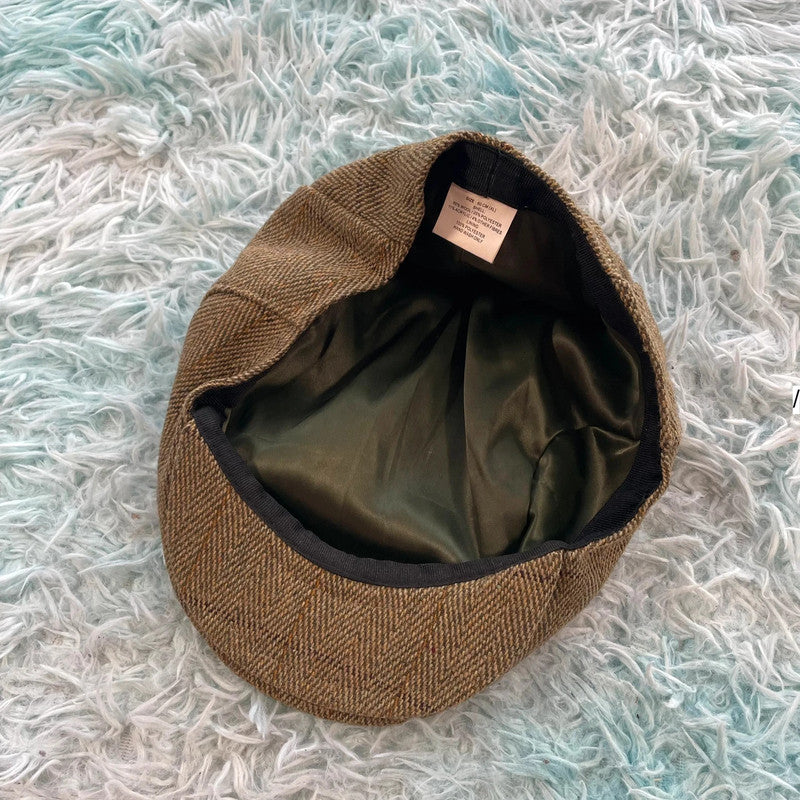 Vintage Khaki Flatcap