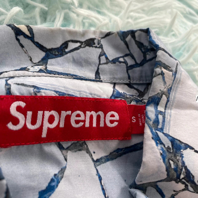 Blue Supreme Mosaic Shirt - Small