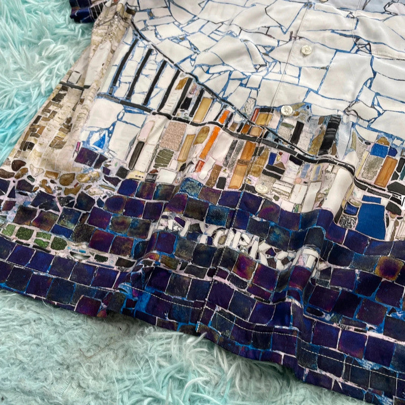 Blue Supreme Mosaic Shirt - Small