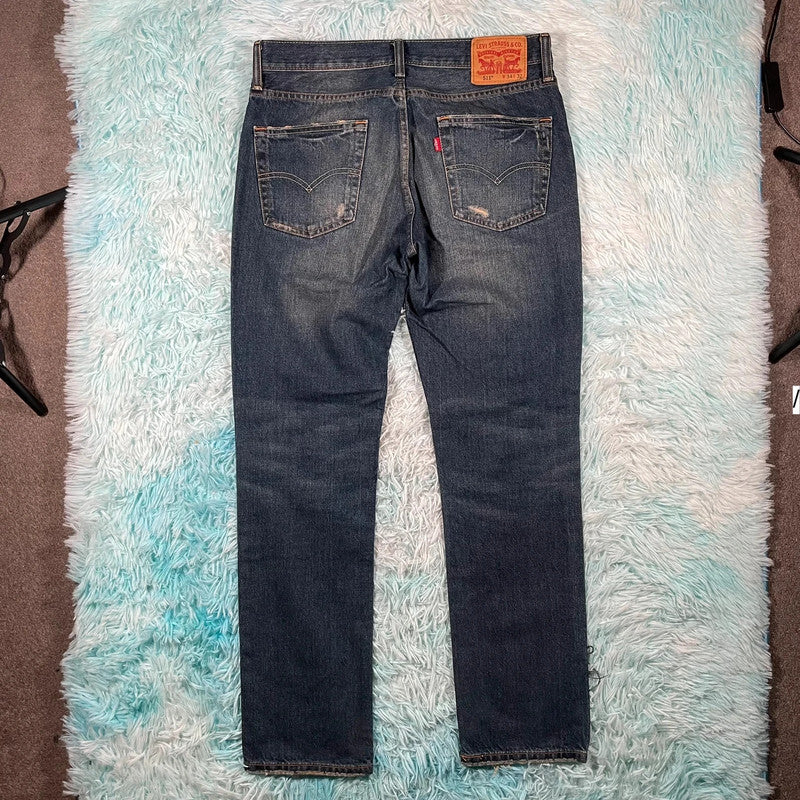 Vintage Levi’s 511 Distressed Jeans - 34W 32L