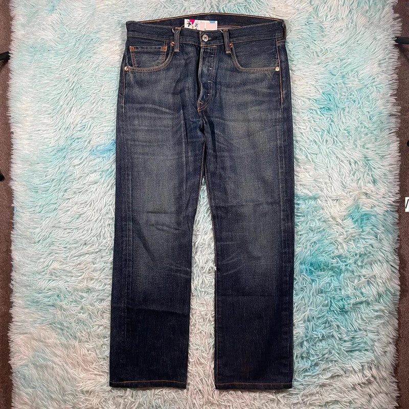 Blue Levi’s Jeans 501 Straight Leg - 32W 30L