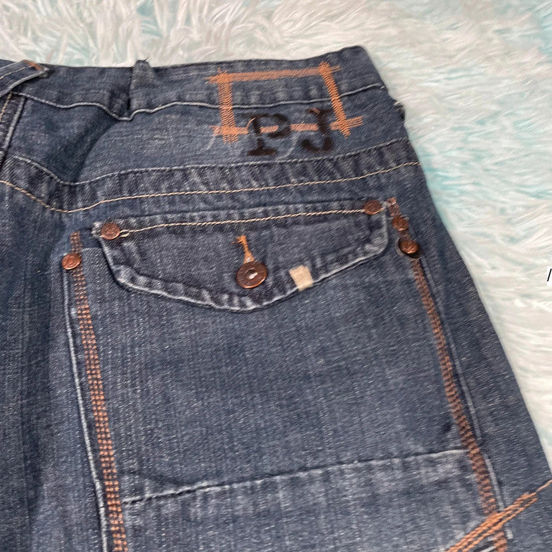 Vintage 90s Peviani Denim Jean Shorts Jorts - 38W