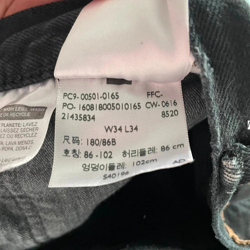 Vintage Black Levi’s 501 Jeans Straight Leg - 34W 34L