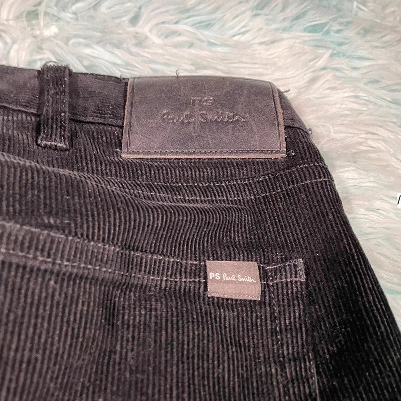 Black Paul Smith Corduroy Trousers - 33W