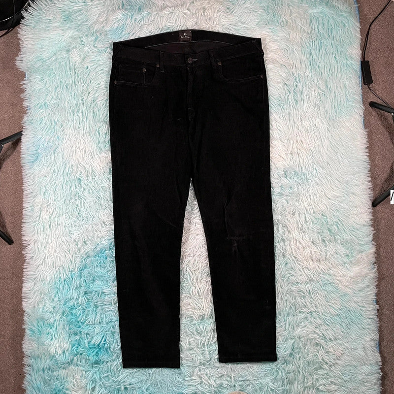 Black Paul Smith Corduroy Trousers - 33W