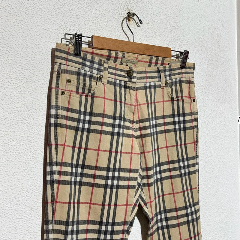 Vintage Burberry Trousers Novacheck - size 8
