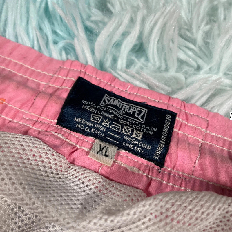 Blue & White Saint Tropez Swim Shorts - XL
