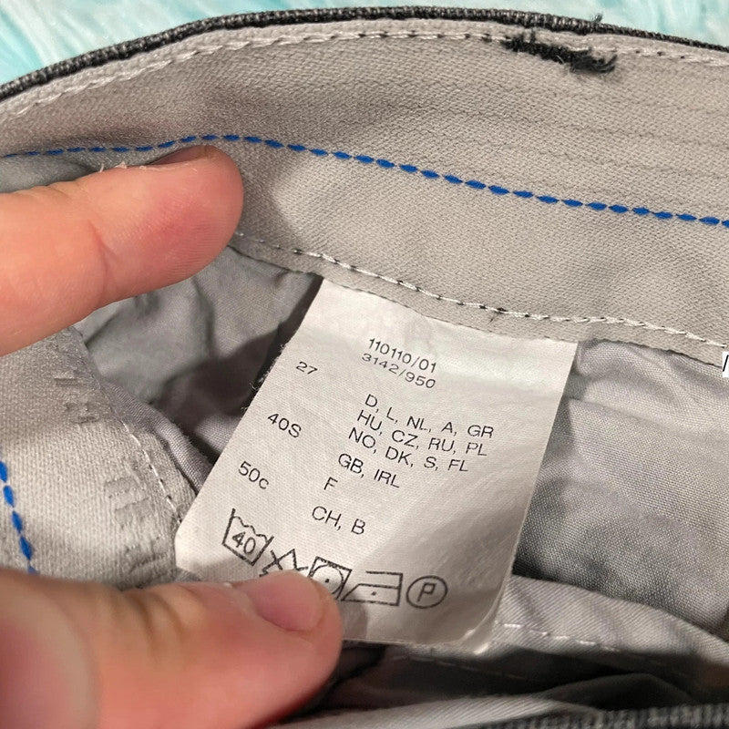 Black Brühl Jeans Straight Leg - 38W 32L