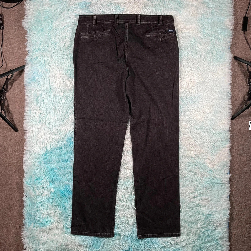 Black Brühl Jeans Straight Leg - 38W 32L